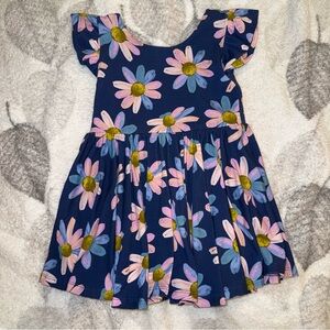 Little sleepies blue and pink flower dress NWOT